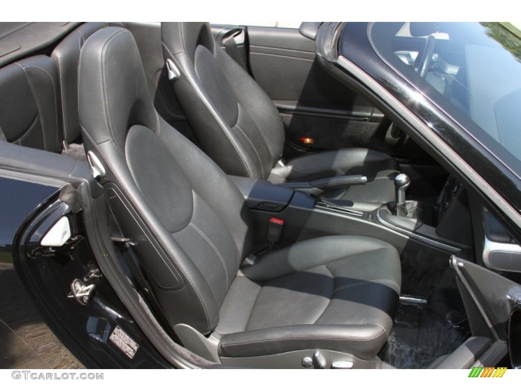 Black Interior 2009 Porsche 911 Carrera S Cabriolet Photo #65223376