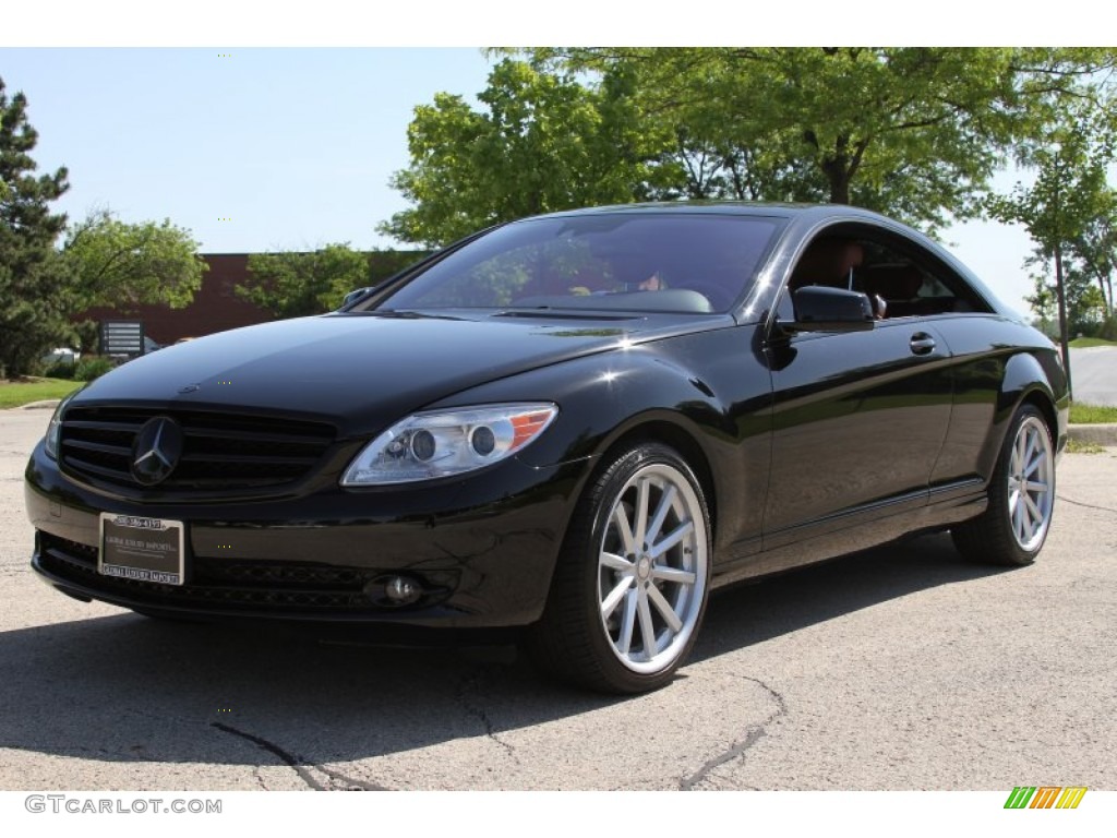 2010 CL 550 4Matic - Black / Cognac/Black photo #1