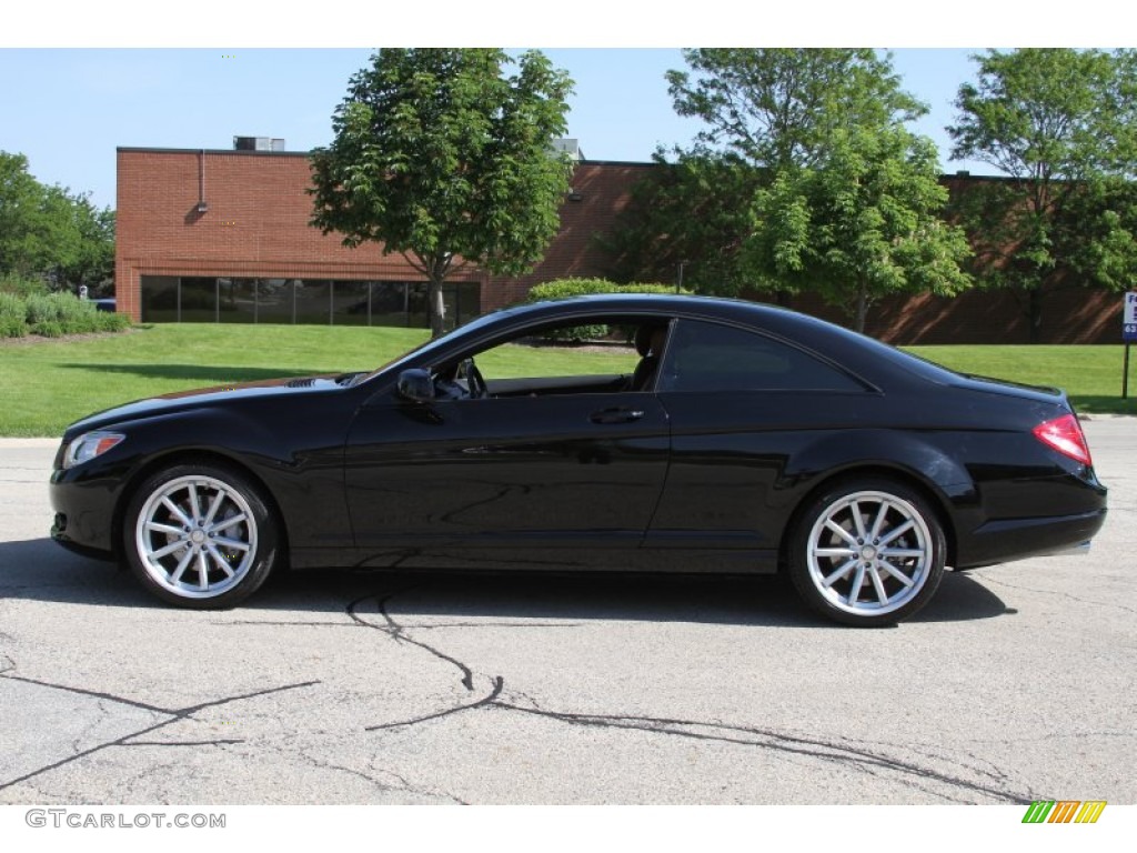 2010 CL 550 4Matic - Black / Cognac/Black photo #2