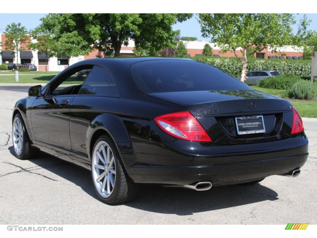 2010 CL 550 4Matic - Black / Cognac/Black photo #3