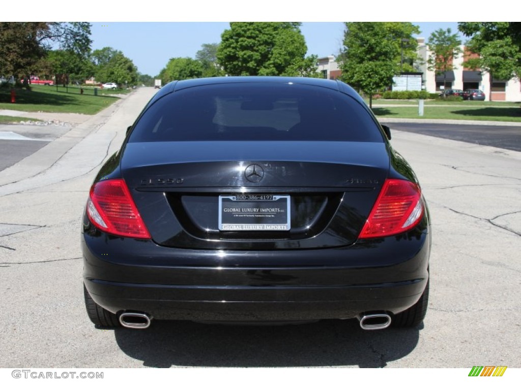 2010 CL 550 4Matic - Black / Cognac/Black photo #4