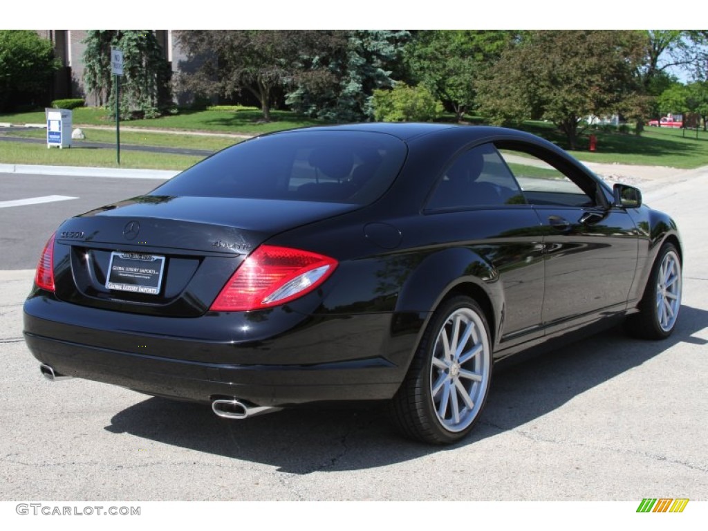 2010 CL 550 4Matic - Black / Cognac/Black photo #5