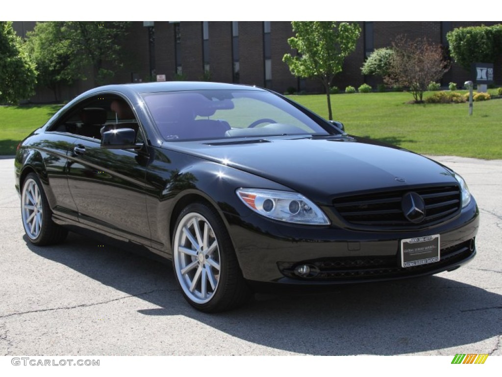 2010 CL 550 4Matic - Black / Cognac/Black photo #7