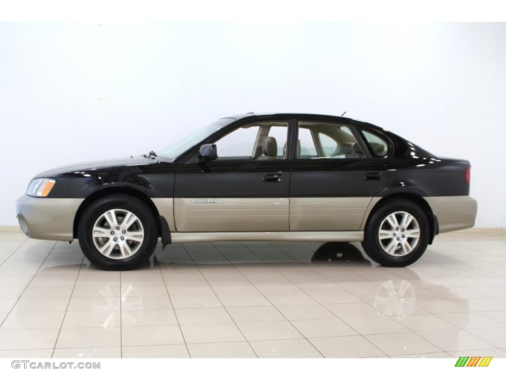Black Granite Pearl 2004 Subaru Outback H6 3.0 Sedan Exterior Photo #65223919