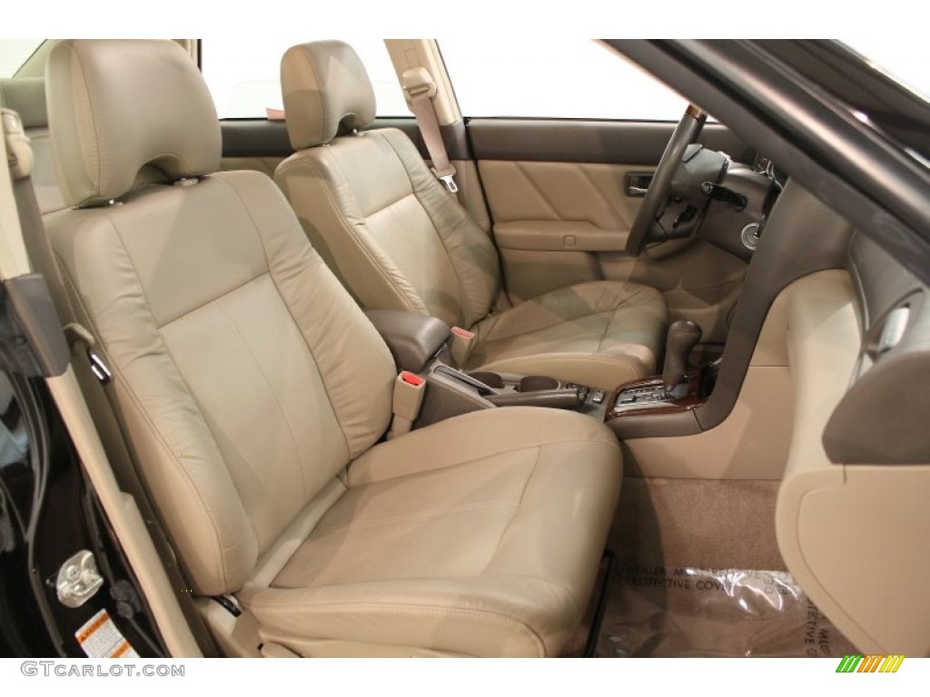 Beige Interior 2004 Subaru Outback H6 3.0 Sedan Photo #65223994