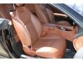 2010 Mercedes-Benz CL Cognac/Black Interior Front Seat Photo