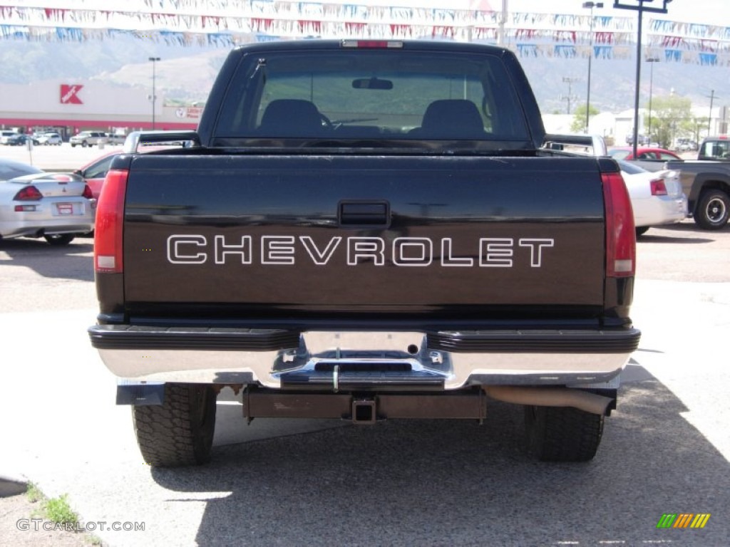 1999 Silverado 1500 LS Extended Cab 4x4 - Onyx Black / Graphite photo #5