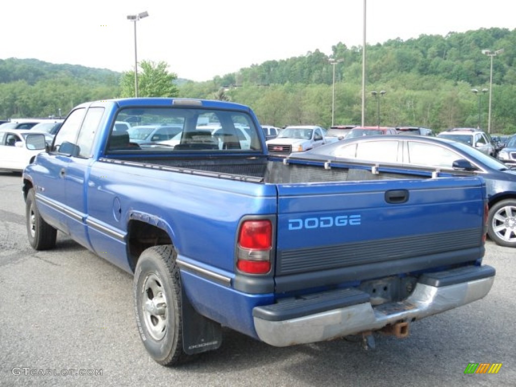 1996 Ram 1500 ST Extended Cab - Brilliant Blue Pearl / Gray photo #4
