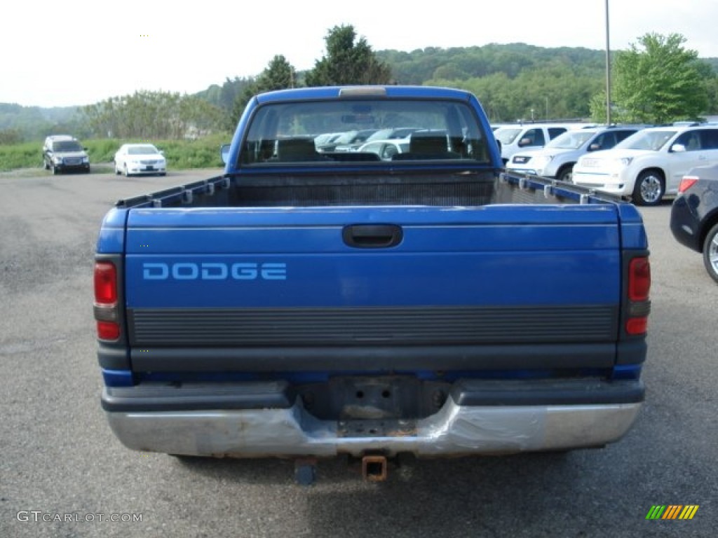 1996 Ram 1500 ST Extended Cab - Brilliant Blue Pearl / Gray photo #5