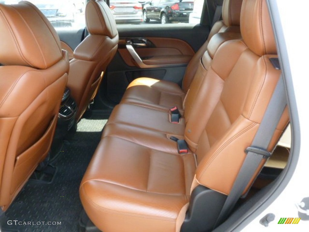 Umber Brown Interior 2010 Acura MDX Advance Photo #65230202
