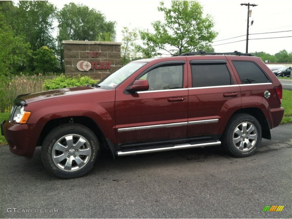 2008 Grand Cherokee Limited 4x4 - Red Rock Crystal Pearl / Dark Slate Gray/Light Graystone photo #1