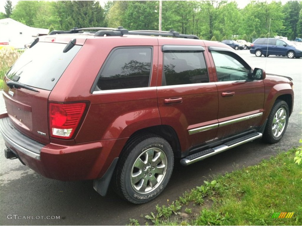 2008 Grand Cherokee Limited 4x4 - Red Rock Crystal Pearl / Dark Slate Gray/Light Graystone photo #5