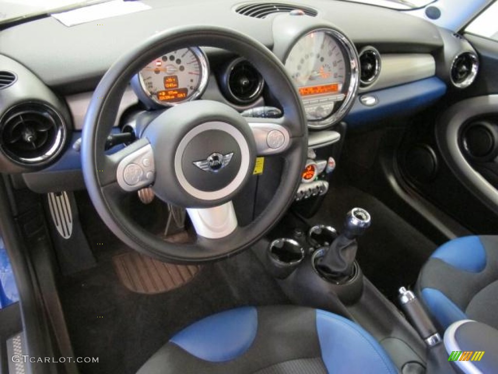 Blue Carbon Black Interior 2008 Mini Cooper S Clubman Photo