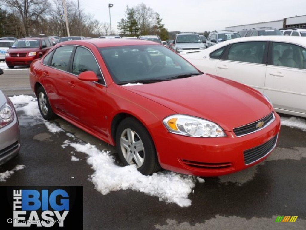 2009 Impala LS - Victory Red / Ebony photo #1