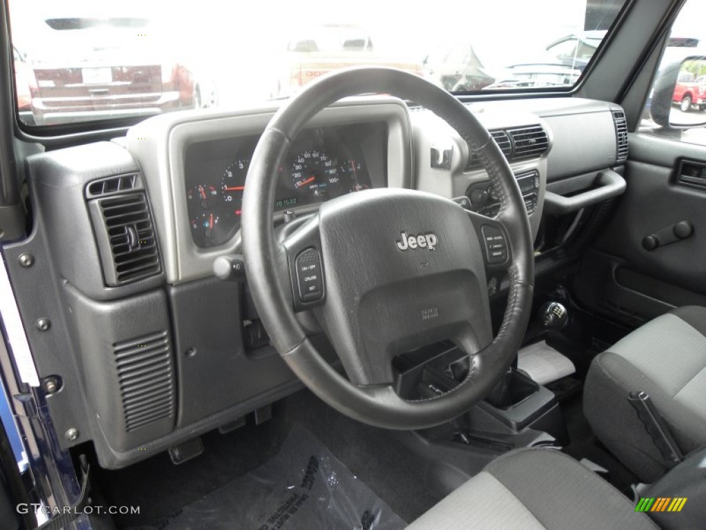 2006 Wrangler Unlimited 4x4 - Midnight Blue Pearl / Dark Slate Gray photo #3