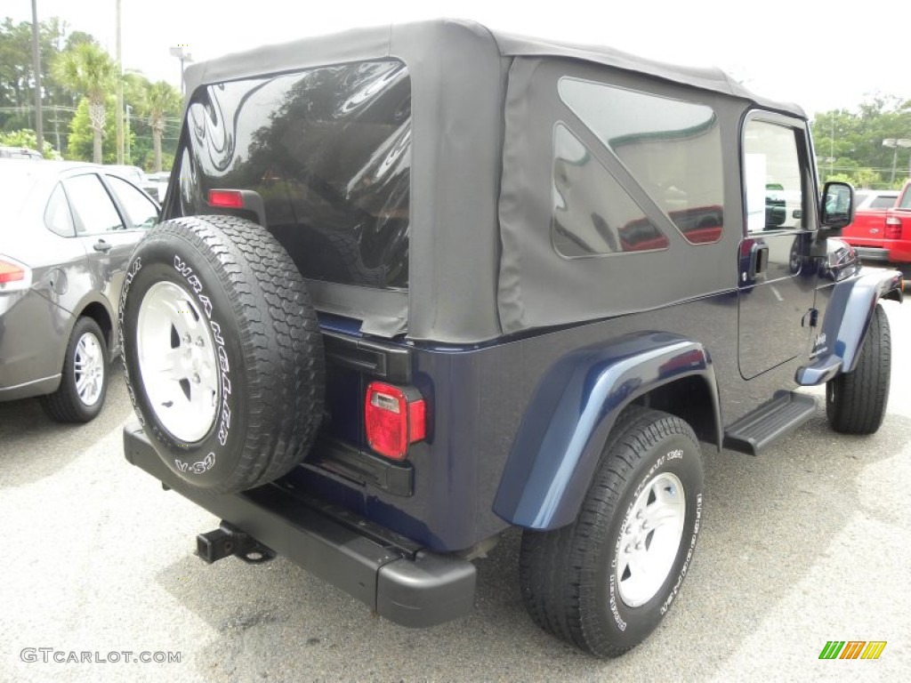2006 Wrangler Unlimited 4x4 - Midnight Blue Pearl / Dark Slate Gray photo #10