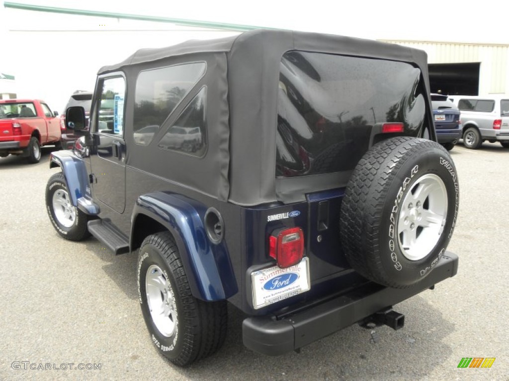 2006 Wrangler Unlimited 4x4 - Midnight Blue Pearl / Dark Slate Gray photo #12