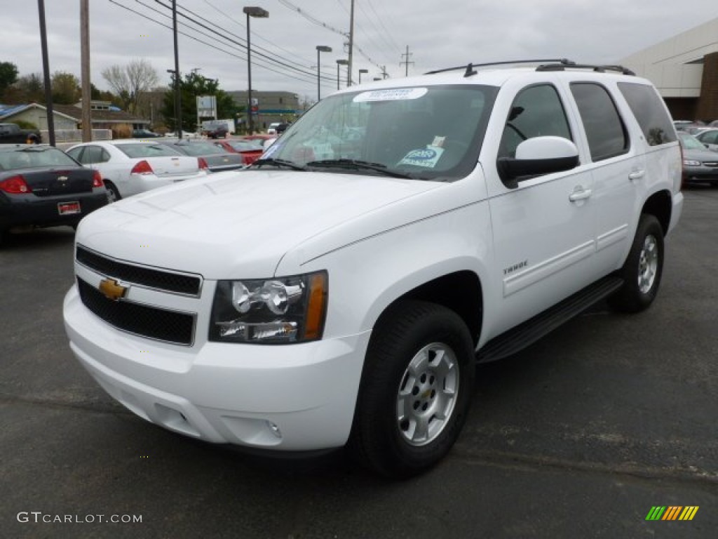 2012 Tahoe LT 4x4 - Summit White / Ebony photo #3