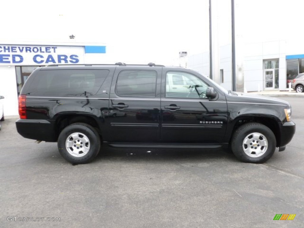 2011 Suburban LT 4x4 - Black / Ebony photo #8