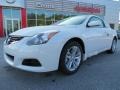 2012 Winter Frost White Nissan Altima 2.5 S Coupe  photo #1