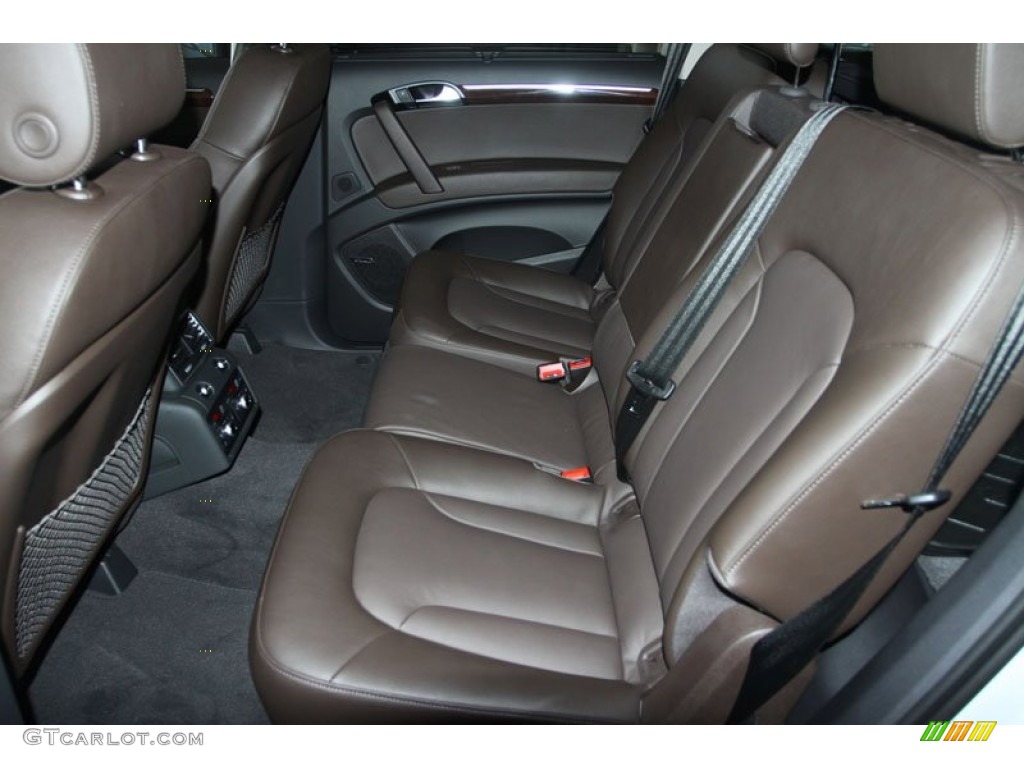 Espresso Brown Interior 2012 Audi Q7 3.0 TDI quattro Photo #65236361