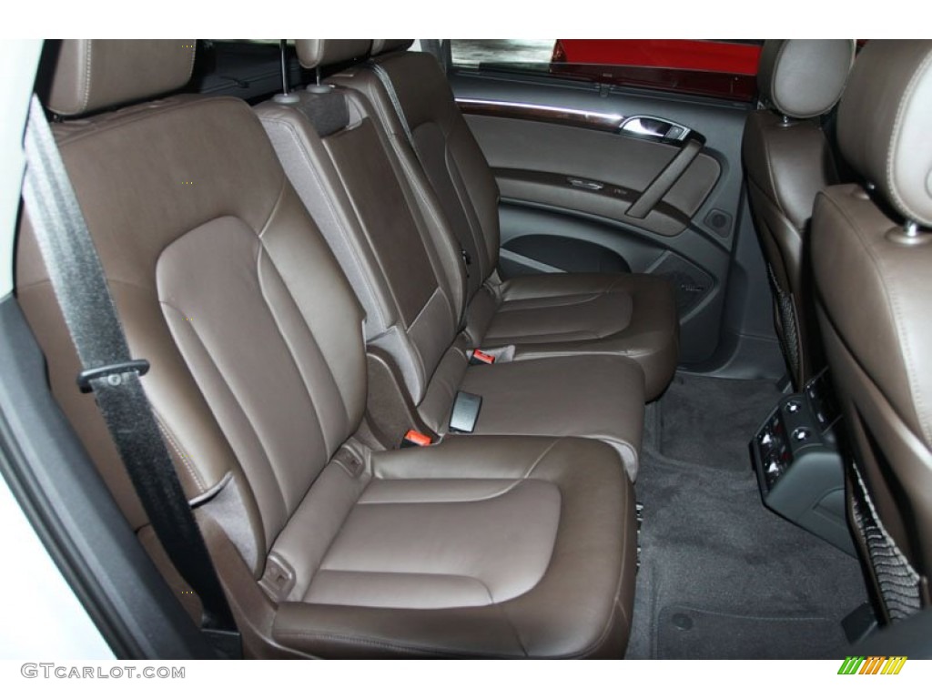 Espresso Brown Interior 2012 Audi Q7 3.0 TDI quattro Photo #65236466