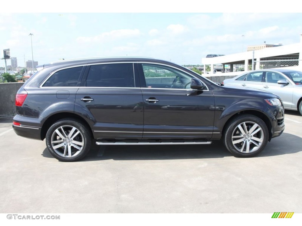 Lava Gray Pearl Effect 2012 Audi Q7 3.0 TDI quattro Exterior Photo #65236631