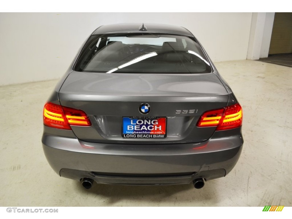 2011 3 Series 335i Coupe - Space Gray Metallic / Black photo #6