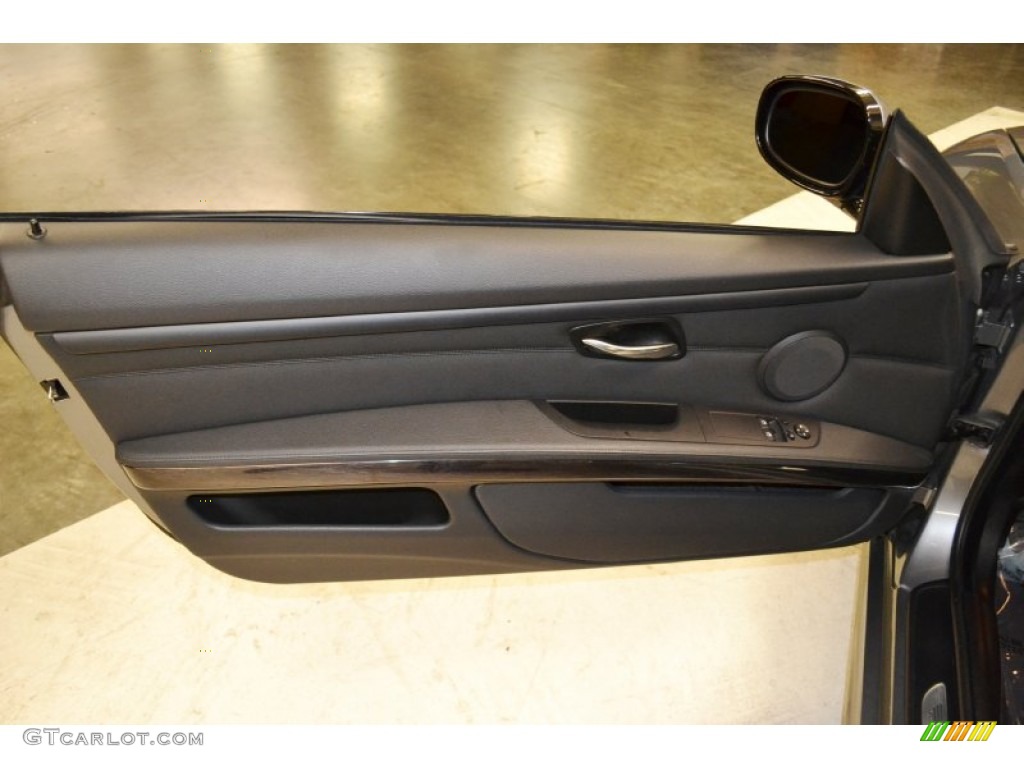 2011 3 Series 335i Coupe - Space Gray Metallic / Black photo #16