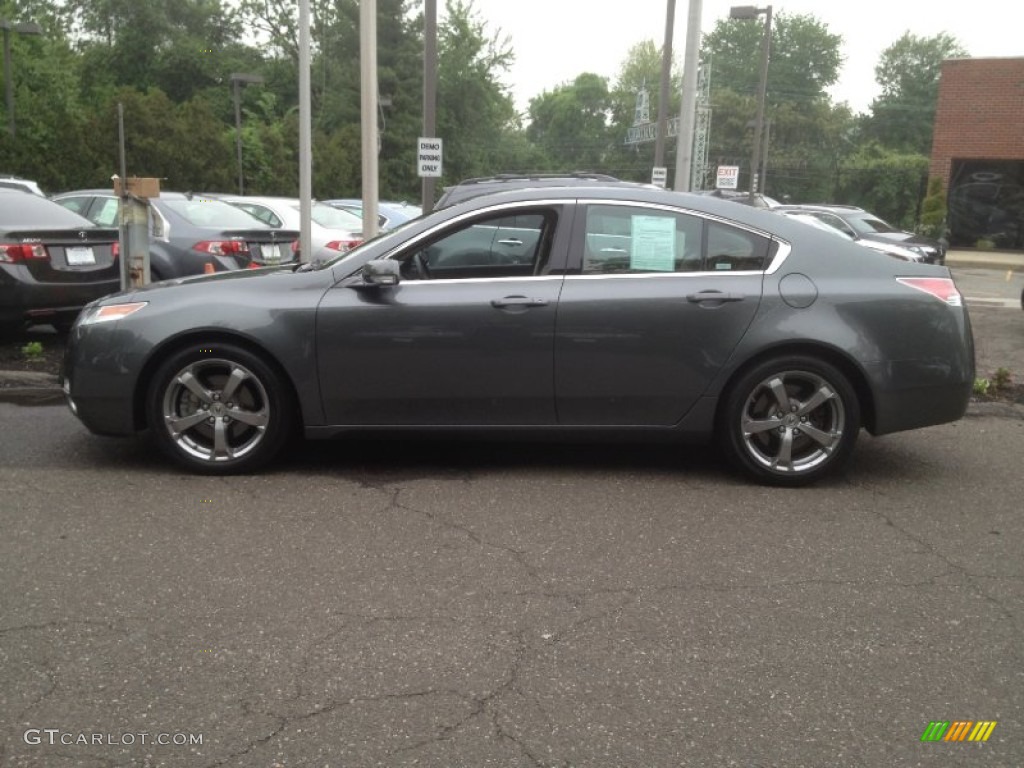 2009 TL 3.7 SH-AWD - Polished Metal Metallic / Umber/Ebony photo #4