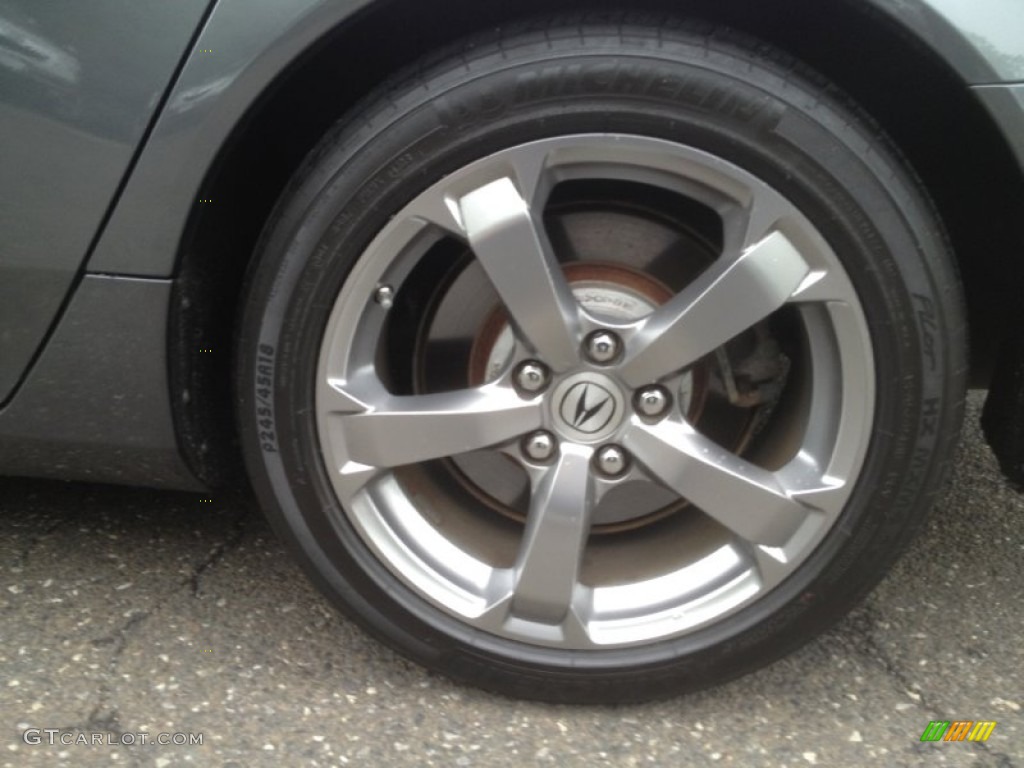 2009 TL 3.7 SH-AWD - Polished Metal Metallic / Umber/Ebony photo #5