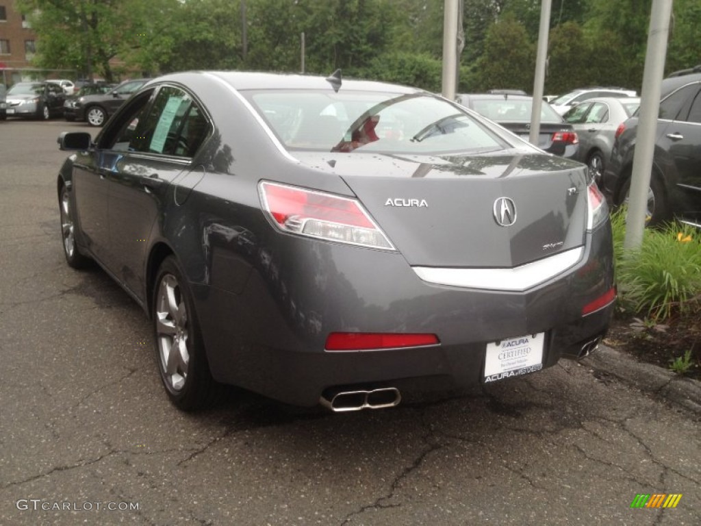 2009 TL 3.7 SH-AWD - Polished Metal Metallic / Umber/Ebony photo #6