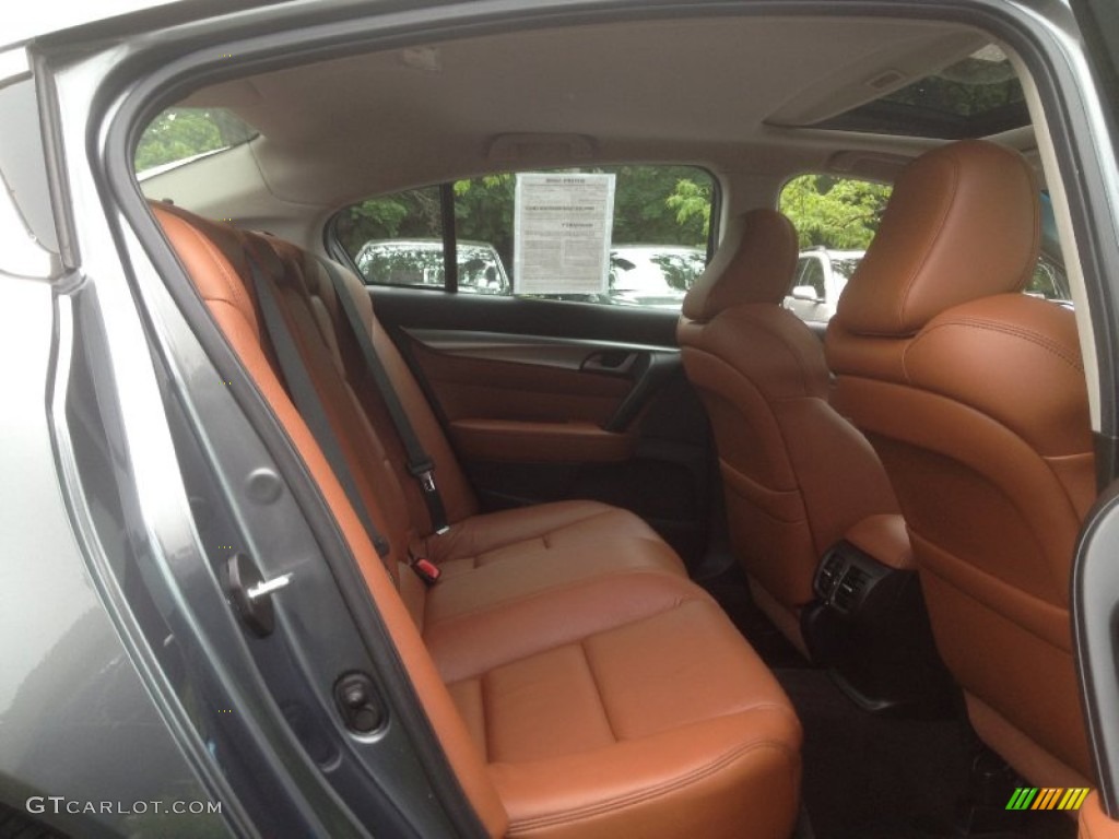 2009 TL 3.7 SH-AWD - Polished Metal Metallic / Umber/Ebony photo #10