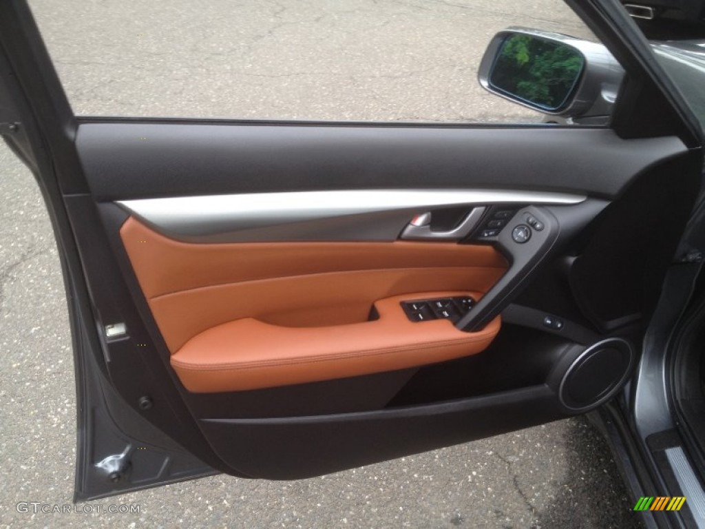 2009 TL 3.7 SH-AWD - Polished Metal Metallic / Umber/Ebony photo #14