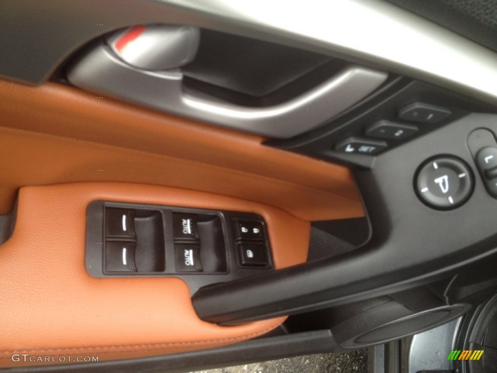 2009 TL 3.7 SH-AWD - Polished Metal Metallic / Umber/Ebony photo #15