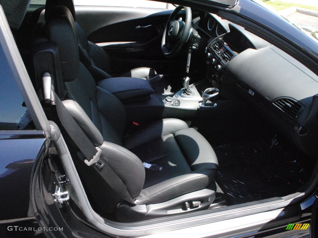 2009 M6 Convertible - Carbon Black Metallic / Black Merino Leather photo #5
