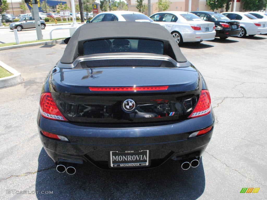 2009 M6 Convertible - Carbon Black Metallic / Black Merino Leather photo #8
