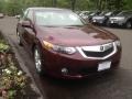 2010 Basque Red Pearl Acura TSX Sedan  photo #3