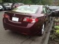 2010 Basque Red Pearl Acura TSX Sedan  photo #8