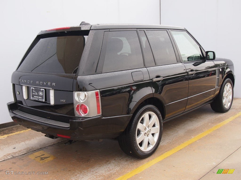 2007 Range Rover HSE - Java Black Pearl / Charcoal photo #3