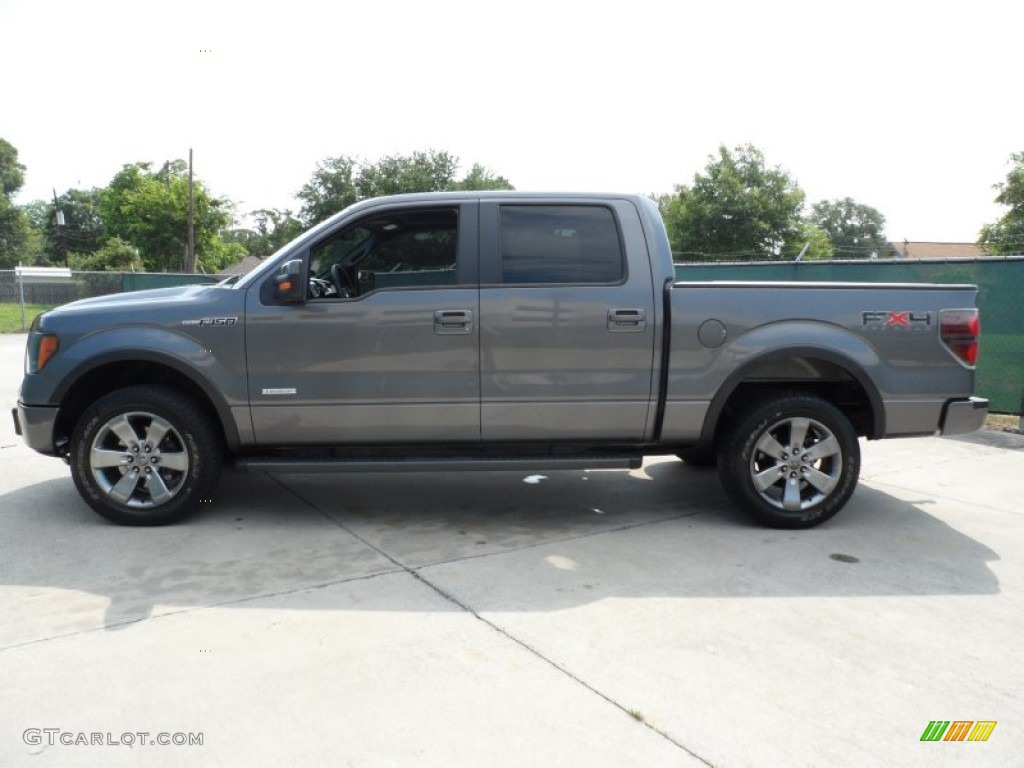 2011 F150 FX4 SuperCrew 4x4 - Sterling Grey Metallic / Black photo #6