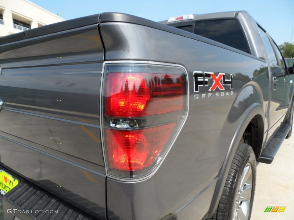 2011 F150 FX4 SuperCrew 4x4 - Sterling Grey Metallic / Black photo #22