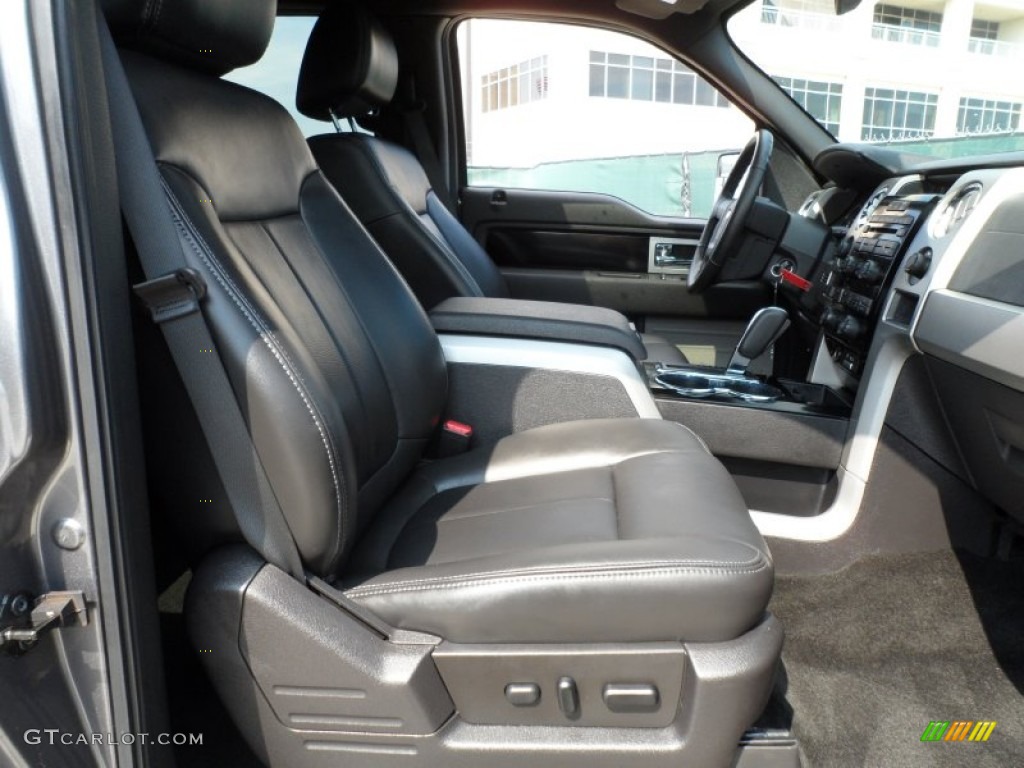 Black Interior 2011 Ford F150 FX4 SuperCrew 4x4 Photo #65238986