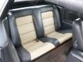 1998 Chrysler Sebring Black/Tan Interior Rear Seat Photo