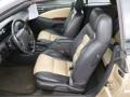 1998 Chrysler Sebring Black/Tan Interior Front Seat Photo