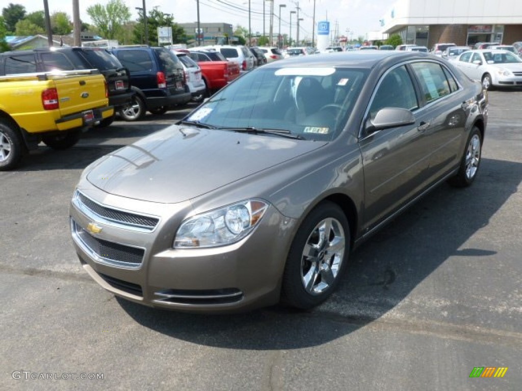 2010 Malibu LT Sedan - Mocha Steel Metallic / Ebony photo #3