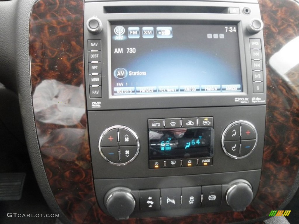2012 GMC Sierra 3500HD Denali Crew Cab 4x4 Controls Photo #65241485