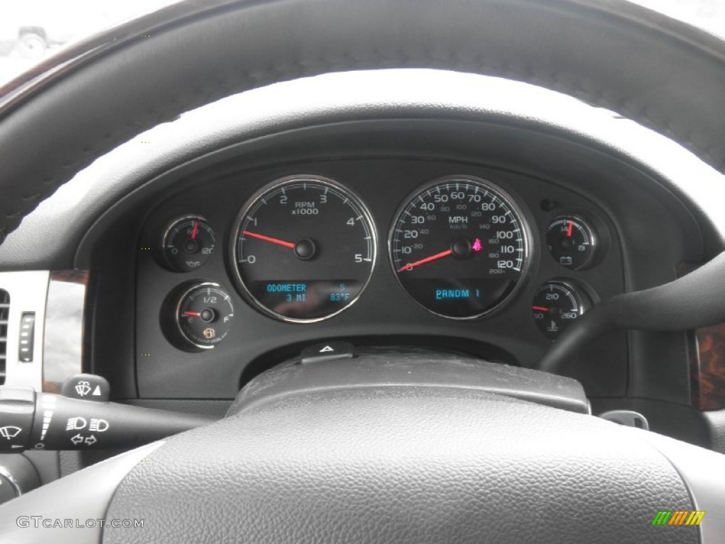 2012 GMC Sierra 3500HD Denali Crew Cab 4x4 Gauges Photo #65241701