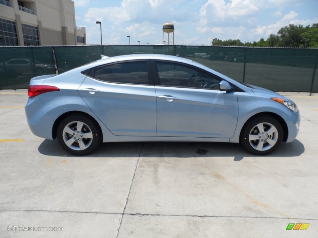 2013 Elantra GLS - Blue Sky Metallic / Beige photo #2