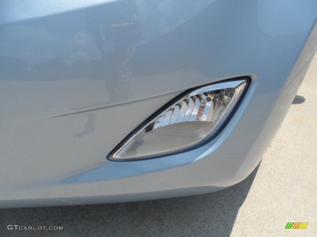 2013 Elantra GLS - Blue Sky Metallic / Beige photo #10